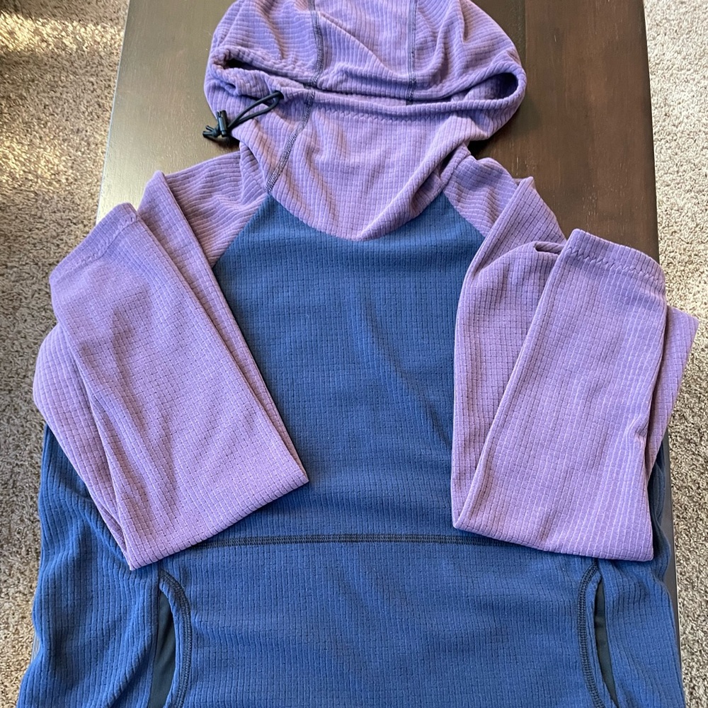 Melanzana Micro Grid hoodie